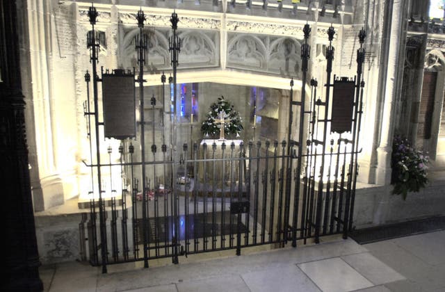The George VI Memorial Chapel in St George's Chapel 