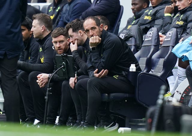 Interim Tottenham manager Cristian Stellini endured a frustrating afternoon