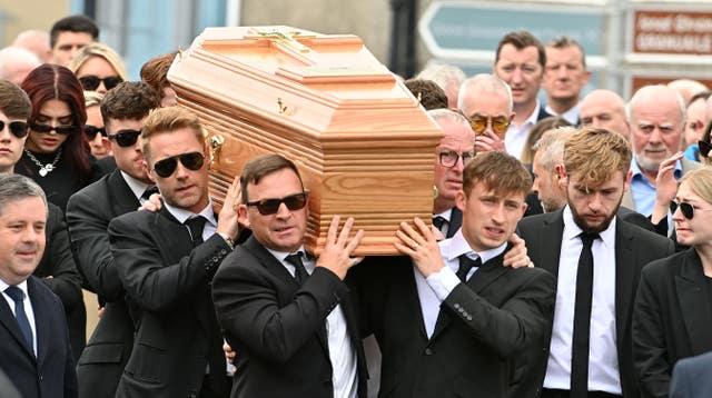 Ciaran Keating funeral