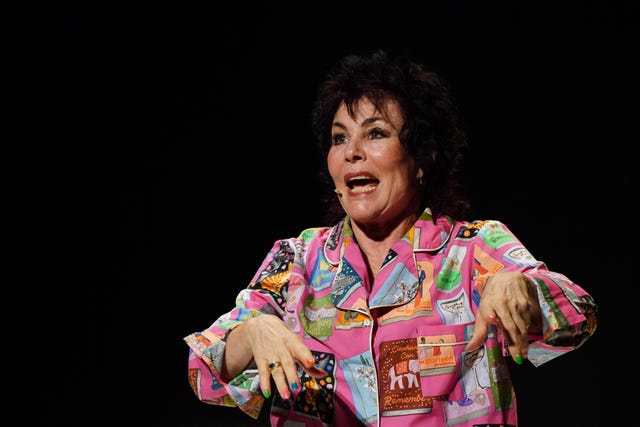 Ruby Wax performs her one woman show, Ruby Wax: I’m Not As Well As I Thought I Was press night, at the Ambassadors Theatre, London