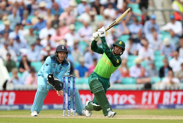 Quinton De Kock's 68 is South Africa's highest score of the World Cup (Nigel French/PA)