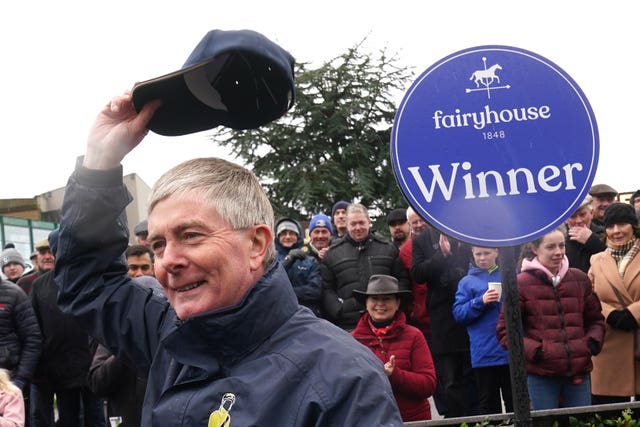 Trainer Barry Connell at Fairyhouse 