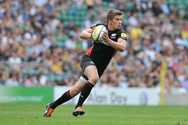 Owen Farrell has spent his entire career with Saracens