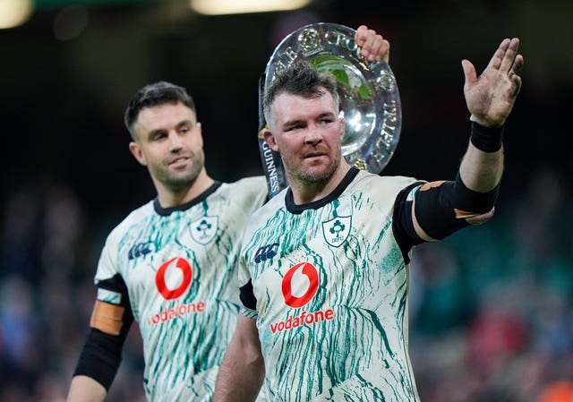 Ireland pair Peter O’Mahony, right, and Conor Murray are preparing to wave goodbye to international rugby 