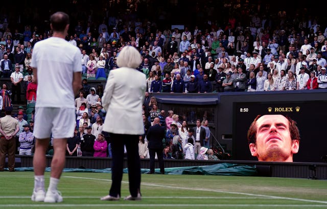 Andy Murray and Sue Barker