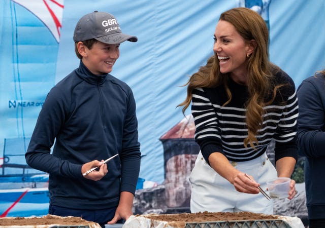 Kate joins a seagrass planting activity