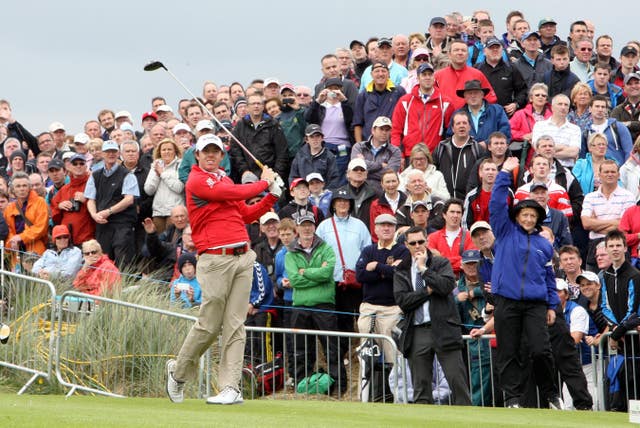 McIlroy, pictured here in 2012, knows his way around the Royal Portrush links