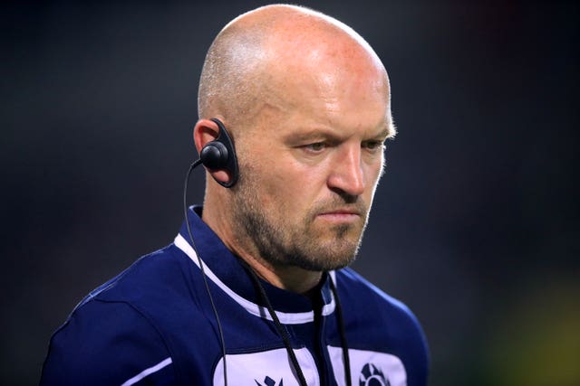 Gregor Townsend's Scotland could see their match against Japan called off due to Typhoon Hagibis (Adam Davy/PA).