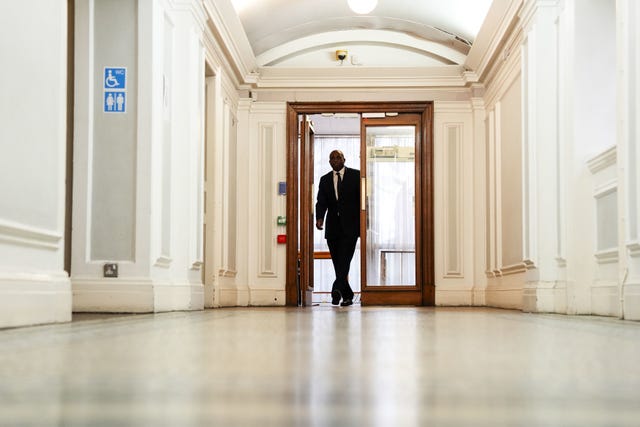 David Lammy visit to Inner London Crown Court