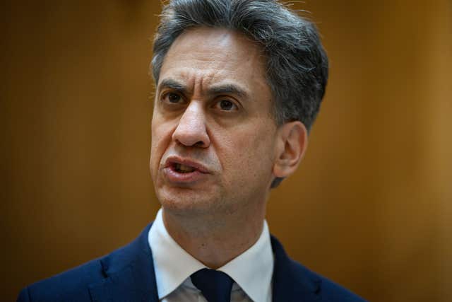 Foreign Secretary Ed Miliband