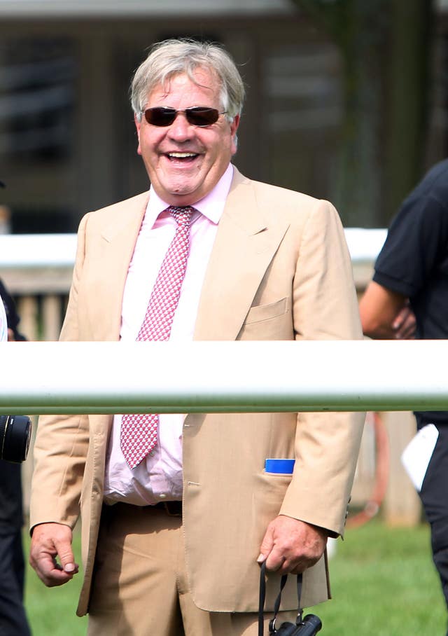 Sir Michael Stoute on July Cup day at Newmarket 