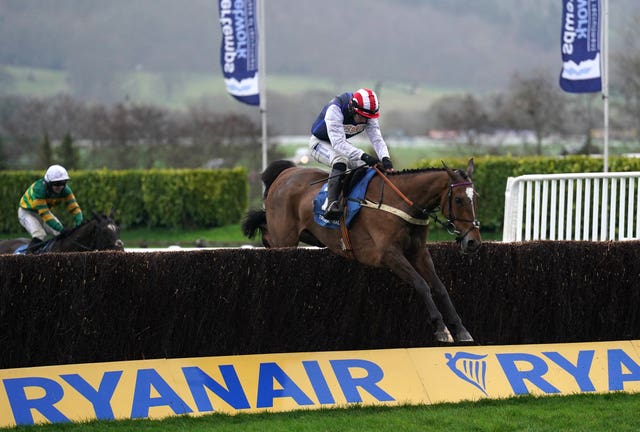 Shakem Up’arry in action at Cheltenham 