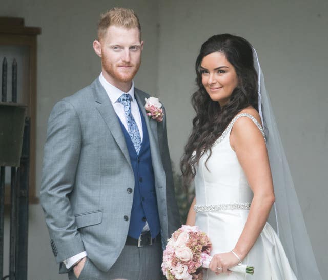 Ben Stokes paid tribute to his wife Clare 