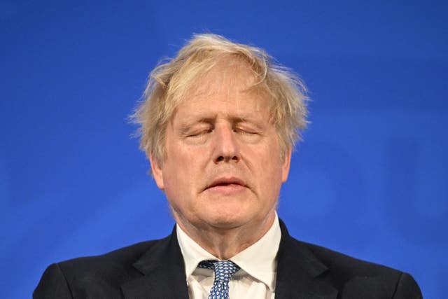 Prime Minister Boris Johnson was due to speak to the Queen on Wednesday evening