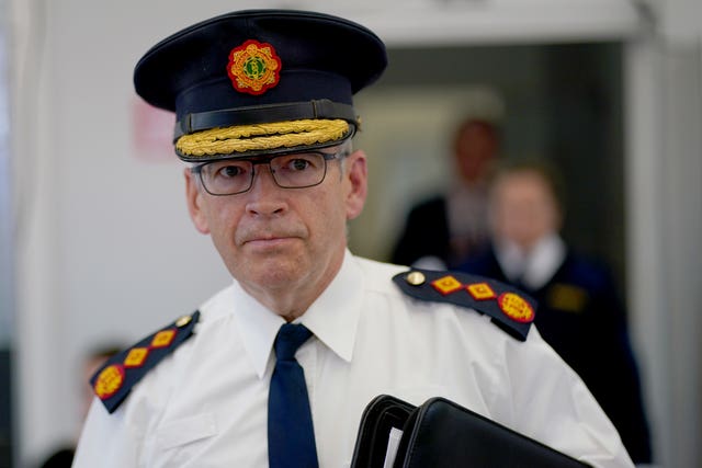 Garda Commissioner Drew Harris in uniform