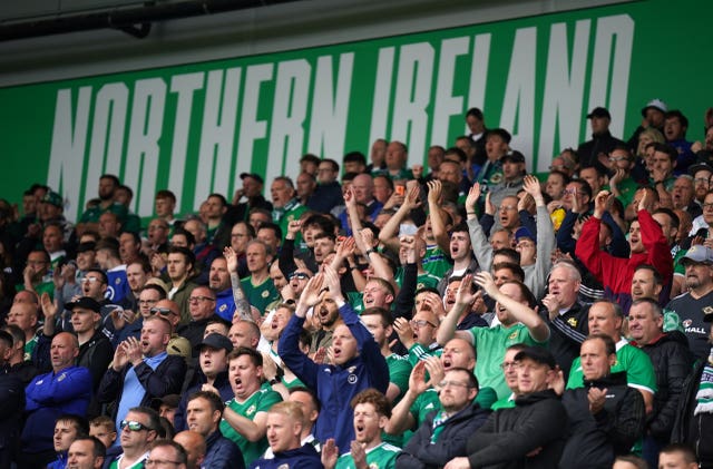 A section of Northern Ireland fans called for Ian Baraclough to go during his side's 2-2 draw against Cyprus at Windsor Park in June 