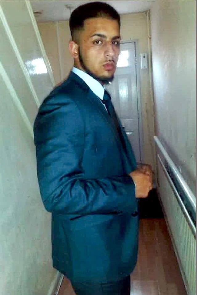 Mr Khan died after the collision last August (Met Police/PA)