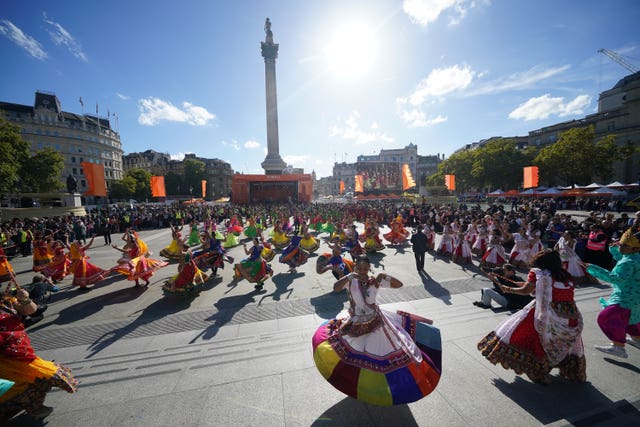 Diwali on the Square Celebration Trafalgar Square
