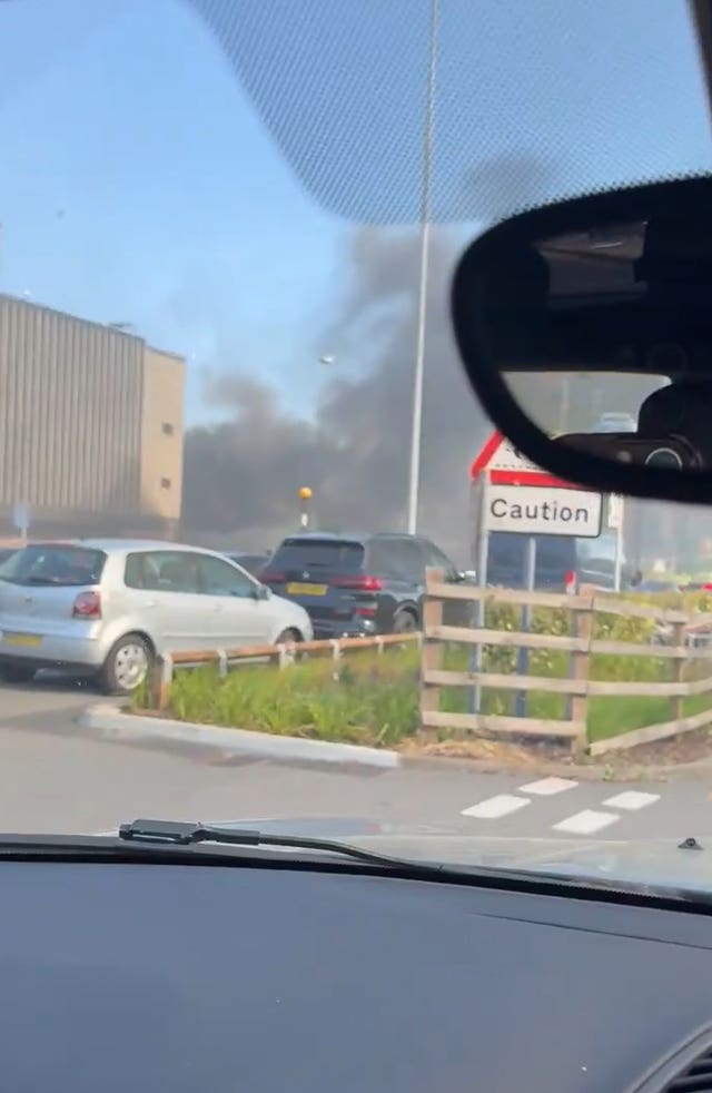 Brent Cross Shopping Centre car park fire
