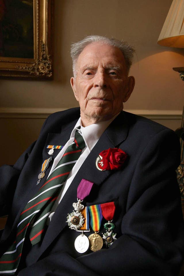 Harry Patch died in 2009 aged 111 (Steve Roberts/PA)