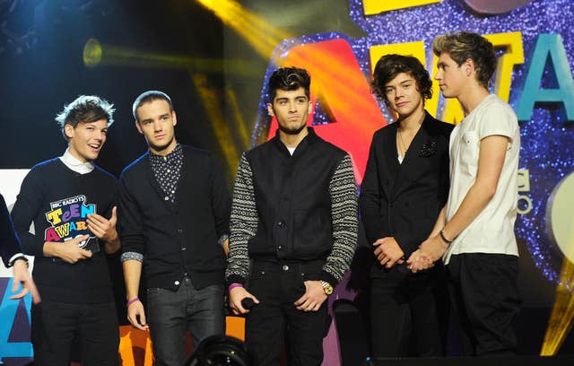 One Direction on stage at BBC Radio 1’s Teen Awards – London