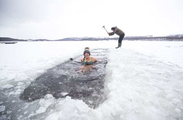 Ice swimmer