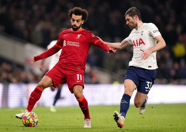 Liverpool will be without Mohamed Salah, left, for up to a month 
