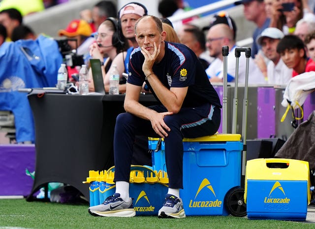 Thomas Tuchel during England's game with Costa Rica