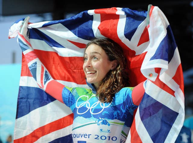Amy Williams' gold was Britain's only medal from the Vancouver games in 2010 