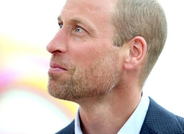 The Prince of Wales debuting his new beard on a public engagement 