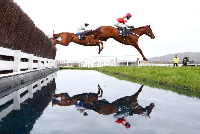 The Big Breakaway and Harry Cobden at Cheltenham