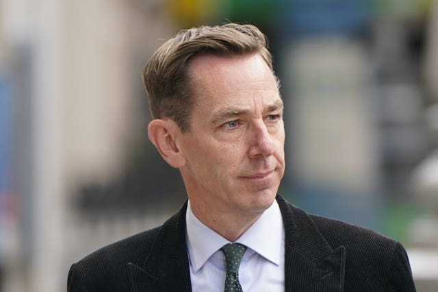 RTE star Ryan Tubridy arrives at Leinster House, Dublin