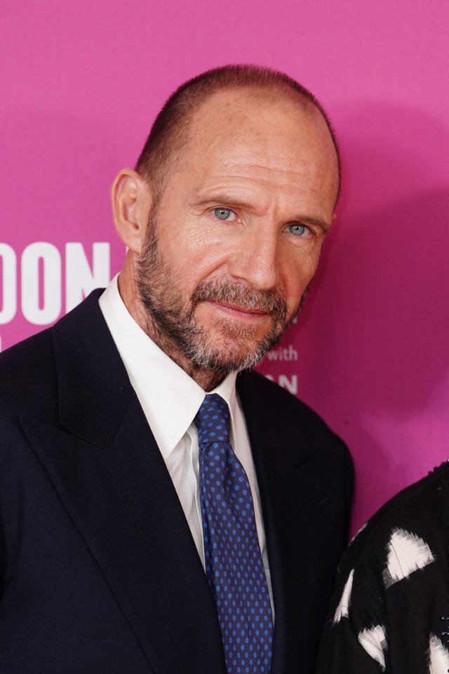 Ralph Fiennes attending the BFI London Film Festival gala screening of Conclave