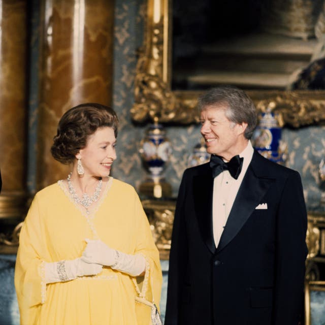 The Queen with Jimmy Carter 