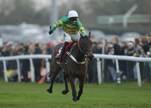 Epatante winning last year's Christmas Hurdle