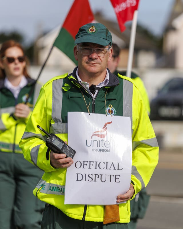 National Ambulance Service industrial action