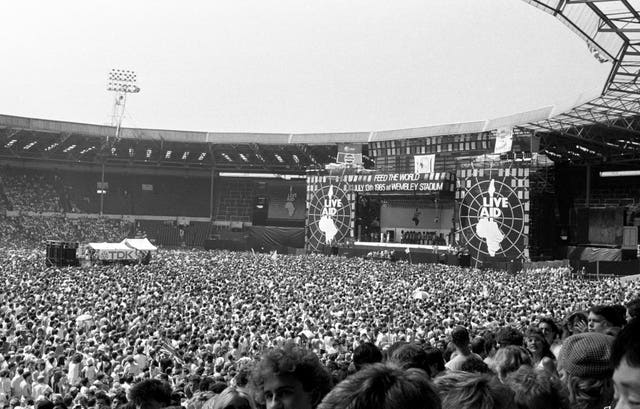 Live Aid Concert – Wembley Stadium