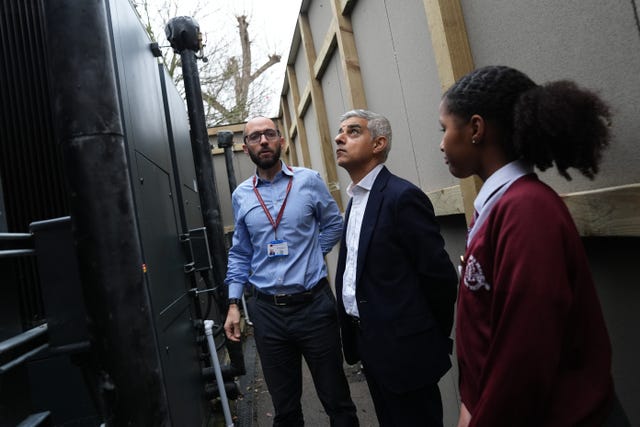 The Mayor of London, Sadiq Khan, launches his Greener Schools pilot at Avondale Park Primary School in London.