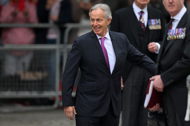 Former Labor Prime Minister Sir Tony Blair may clash with protesters in Windsor (Daniel Leal/PA)