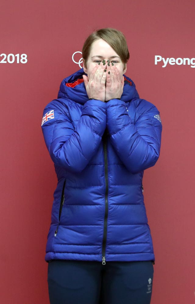 Lizzy Yarnold was emotional after her historic achievement