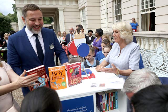 Camilla and David Walliams