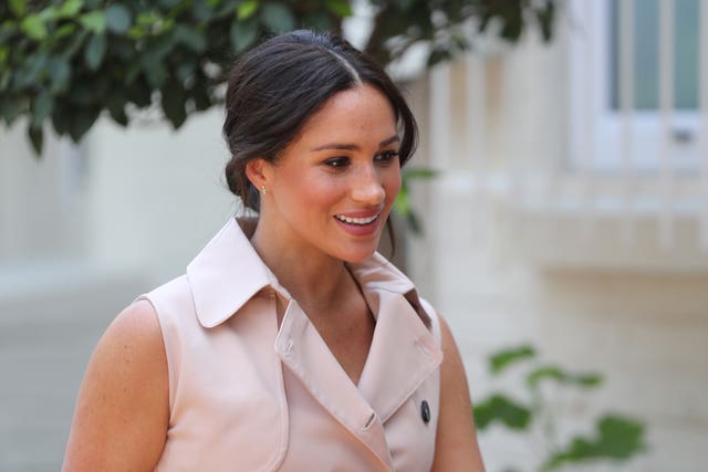 Meghan's legal team have said she would not have agreed to her letter being published. Chris Jackson/PA Wire