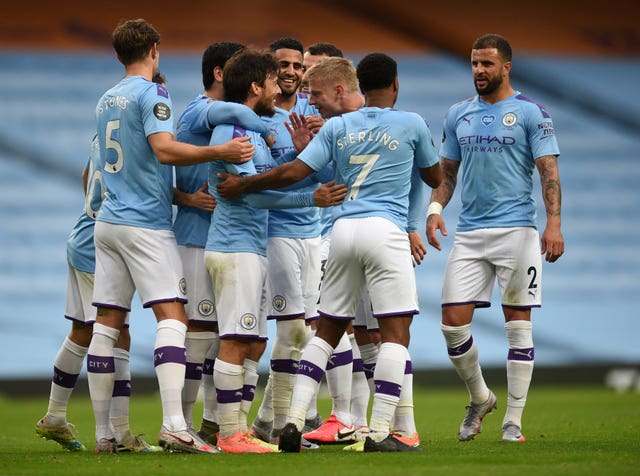 Manchester City cruised to victory
