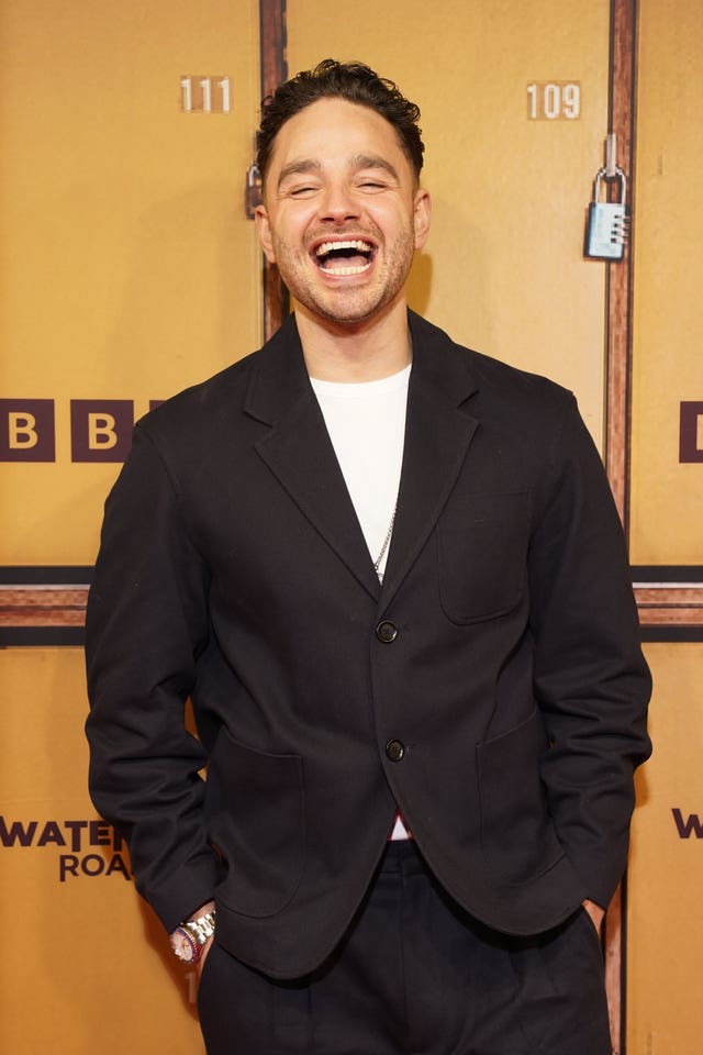 Adam Thomas laughing
