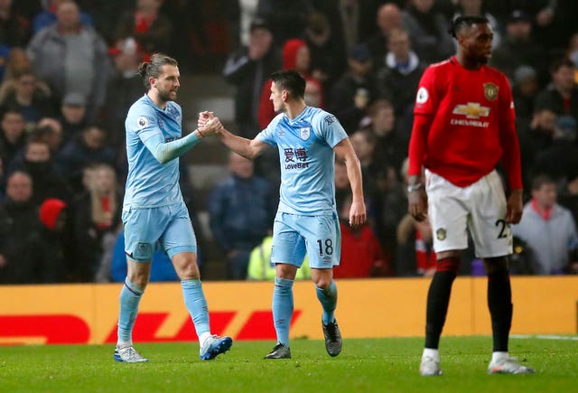 Jay Rodriguez wrapped up Burnley's first win at Old Trafford since 1962 on Wednesday