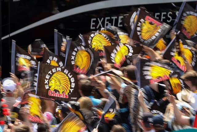 Exeter fans have been asked not to recite their 'Tomahawk Chop' chant at opposition grounds