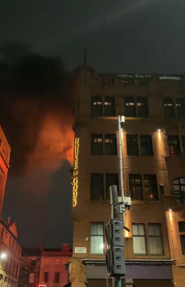 Glasgow fire