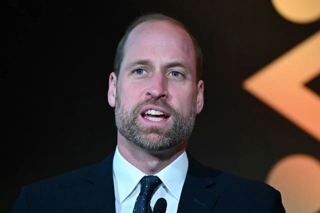 William speaking at the Tusk Conservation Awards