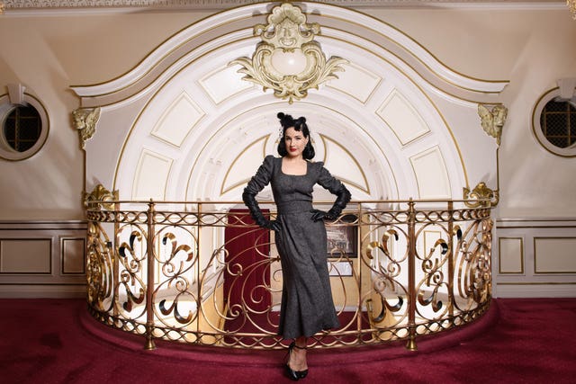 Dita Von Teese tour photocall – London