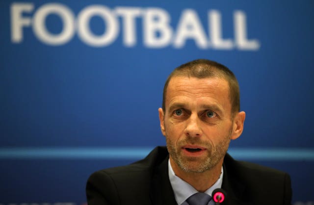 UEFA president Aleksander Ceferin says Russia's ban will stand until further notice
